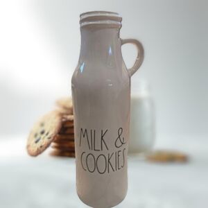 Rae Dunn MILK & COOKIES Tall Pitcher/Jug